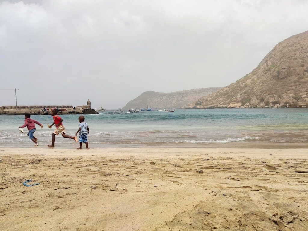 children in Tarrafal Cape Verde