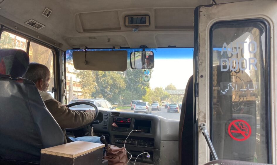 bus ride in lebanon